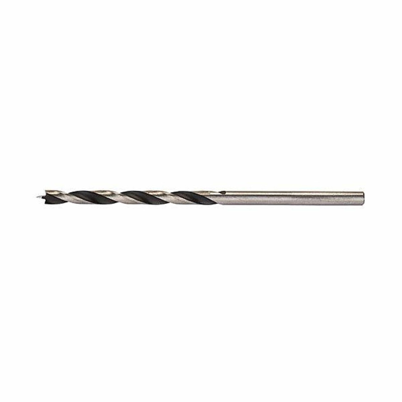 Chrome-Vanadium Steel Brad Point Drill Bit - Measurement System:Imperial - Size:1/8"